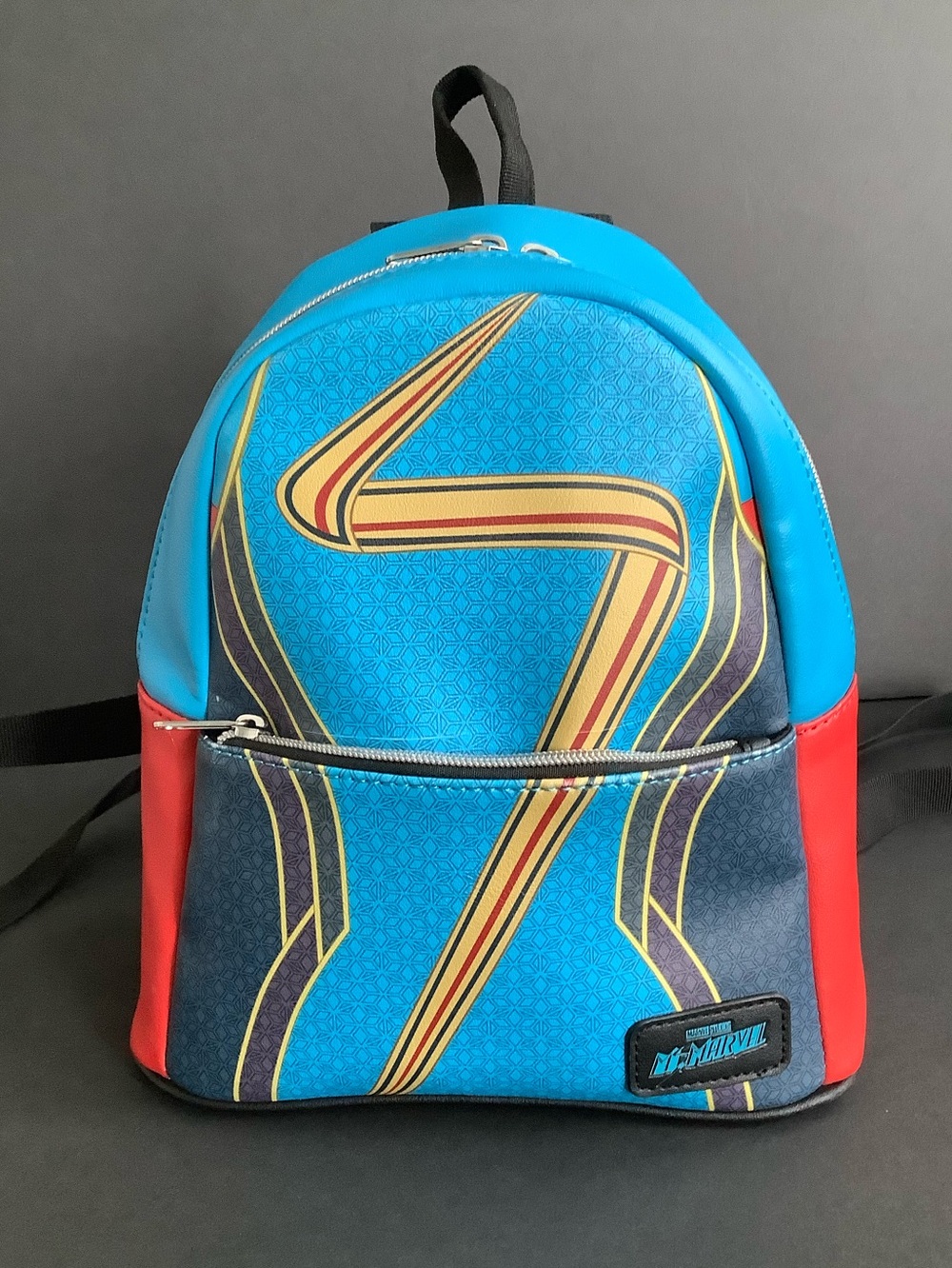 Ms Marvel Kids Blue & Red Mini Backpack